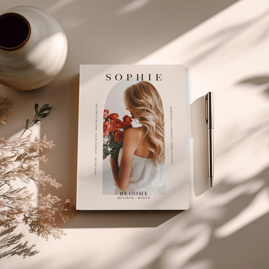 Peach Photo Journal Planner