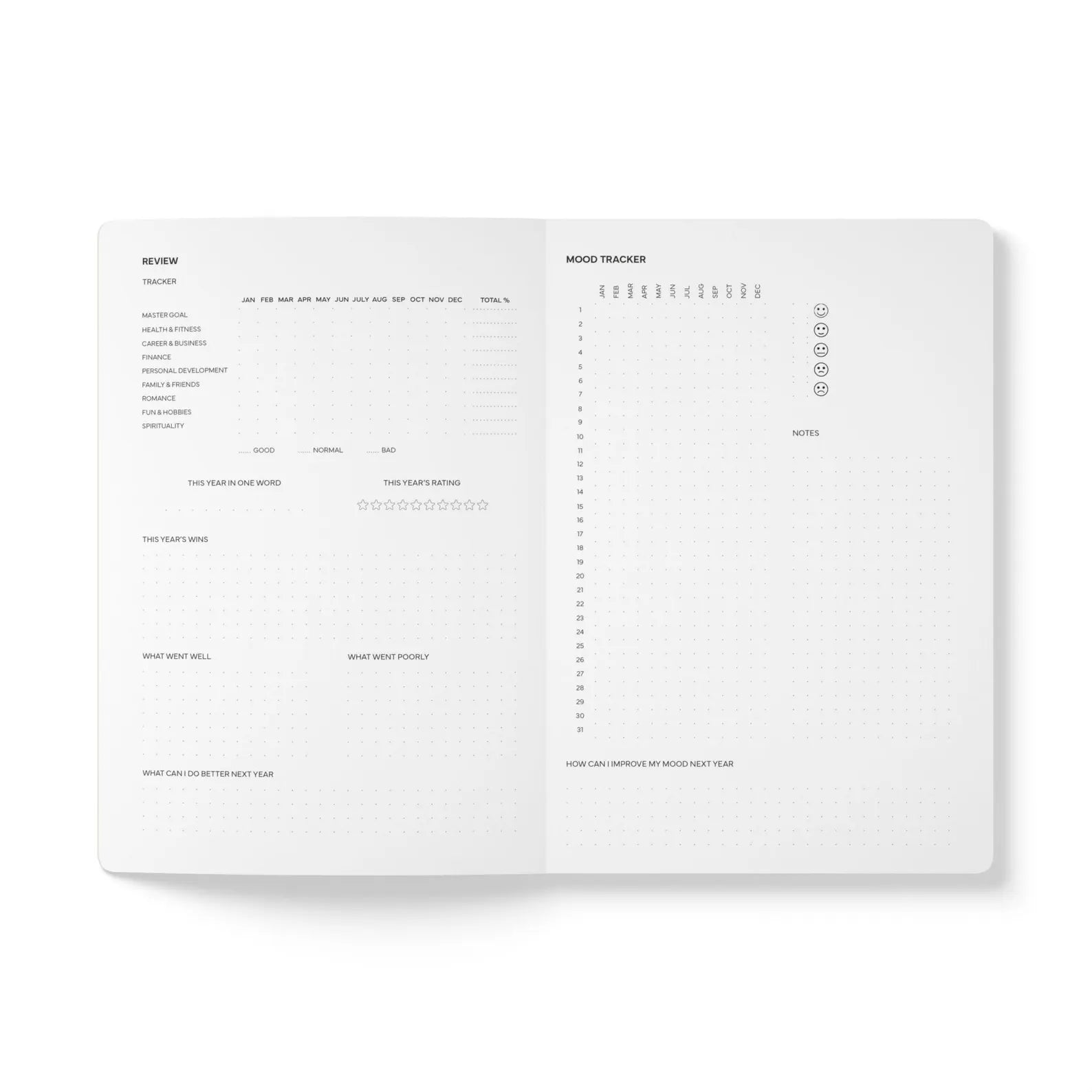 Peach Photo Journal Planner