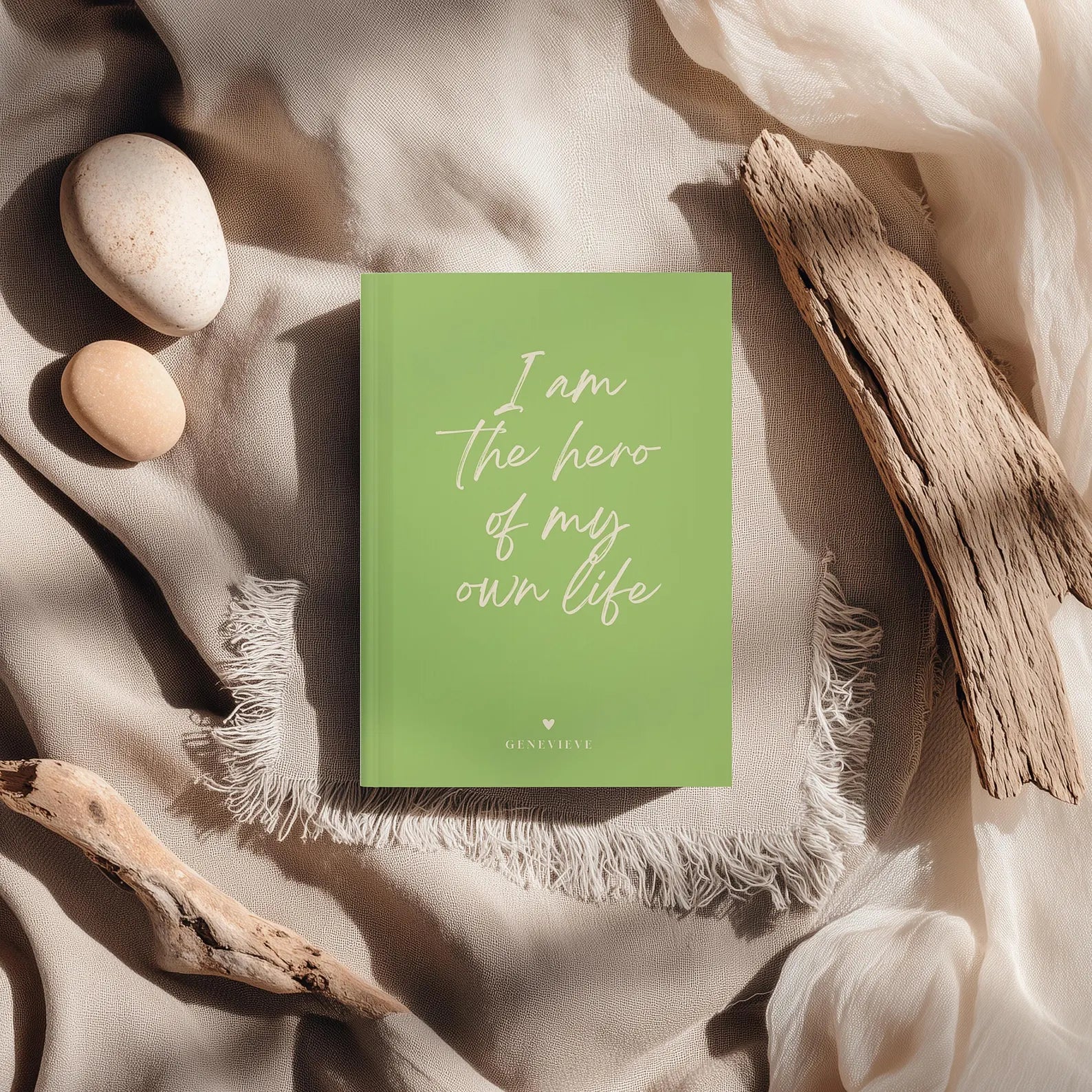 Notebook with Name - I am the hero of my own life