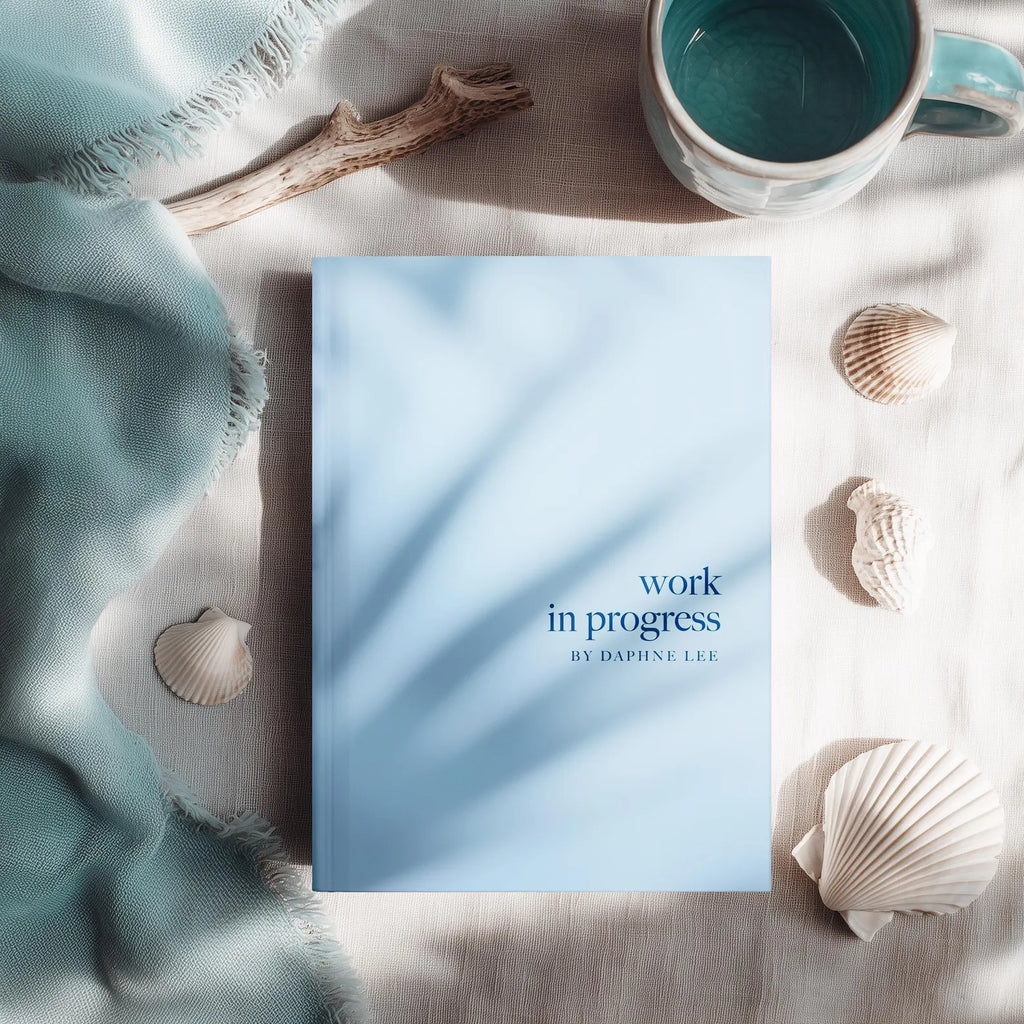 Work in Progress Notebook Blue