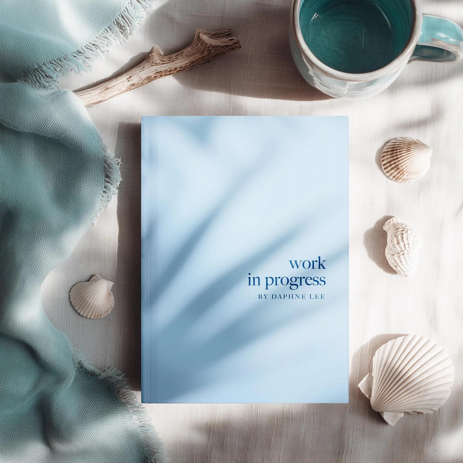 Work in Progress Notebook Blue