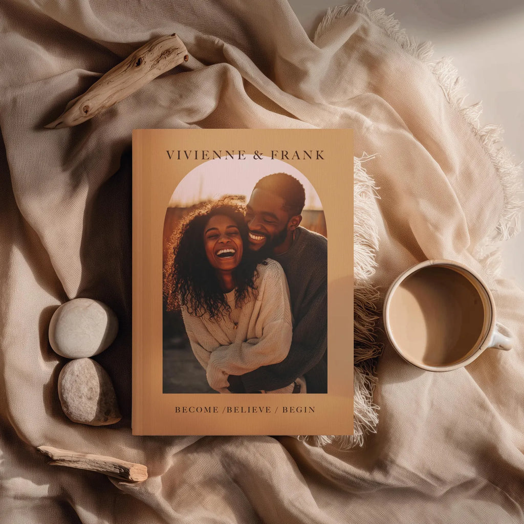 Beige Custom Photo Journal
