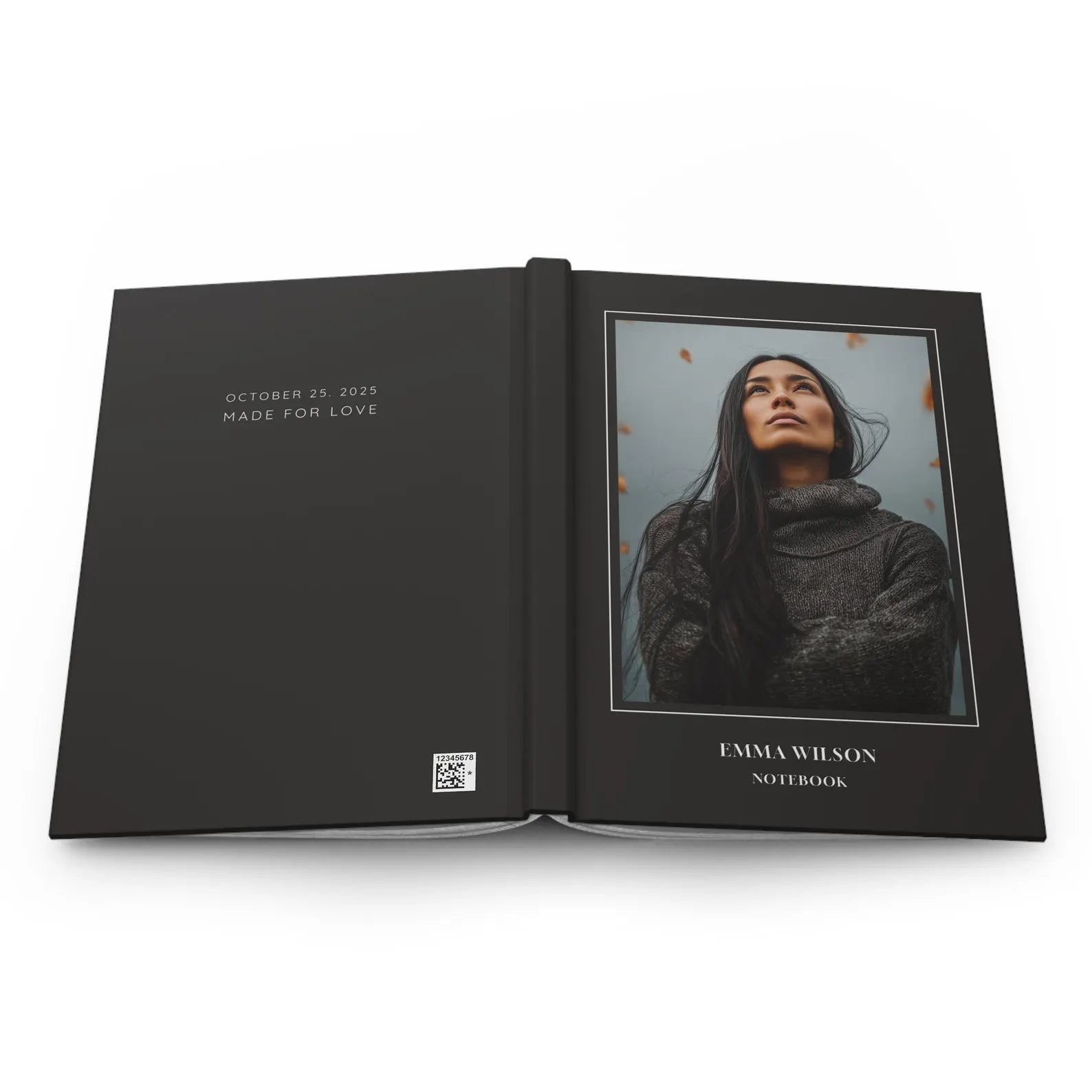 Custom Photo Journal Blue Cover