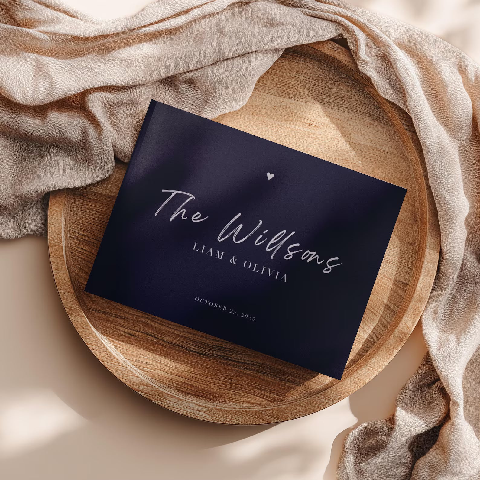 Custom Wedding Guest Book Album