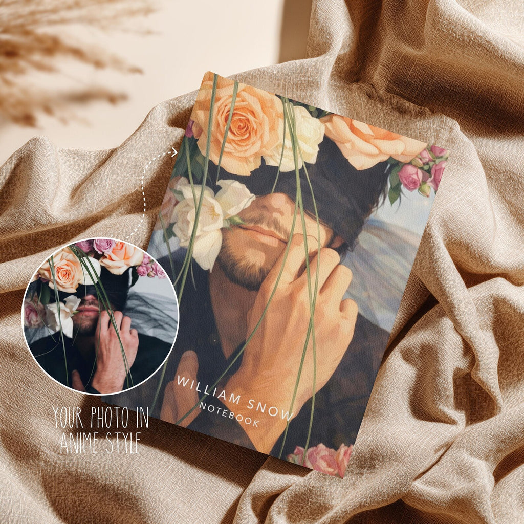 A5 Anime Portrait Custom Notebook